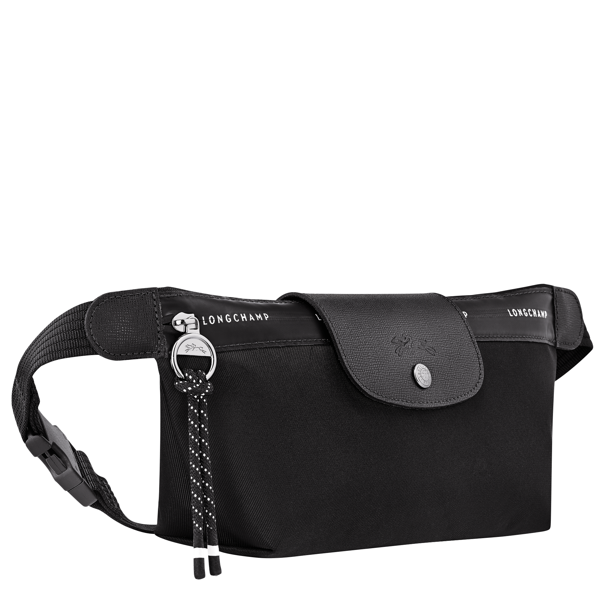 Belt bag M, Black - View 3 of 
        6 - zoom in Le Pliage Collection Belt bag M, Black