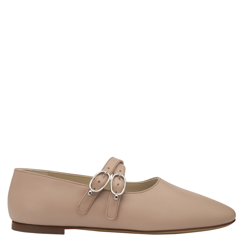 Le Foulonn&eacute; Ballerinas , Cream - Leather  - View 1 of  5