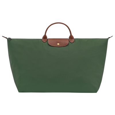 Le Pliage Original XL Travel bag , British Green - Recycled canvas