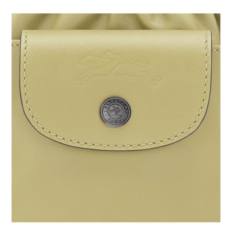 Le Pliage Xtra XS Bucket bag , Pistachio - Leather  - View 6 of  6