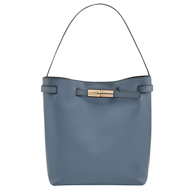 Le Smart L Shoulder bag , Slate - Leather