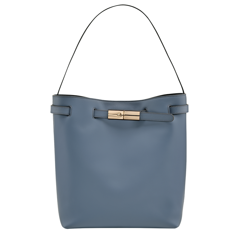 Le Smart L Shoulder bag , Slate - Leather  - View 1 of  6