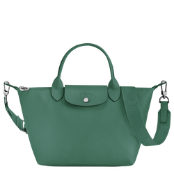 Le Pliage Xtra S Handbag , Sage - Leather