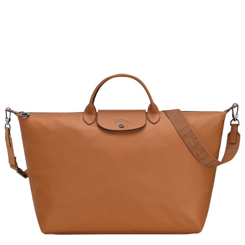 Le Pliage Xtra L Travel bag , Cashew - Leather  - View 1 of  5