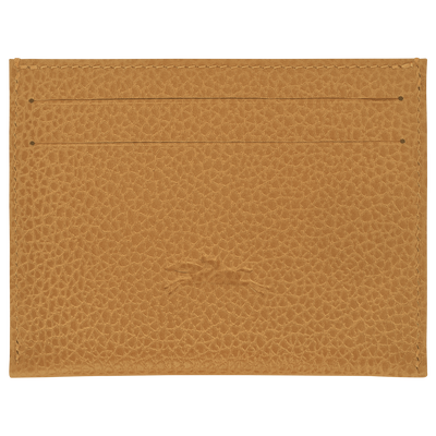 Le Foulonné Card holder , Nutmeg - Leather