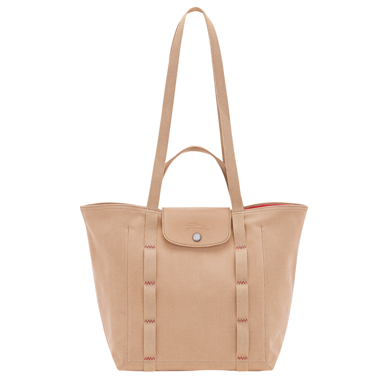 Le Pliage Collection M Tote bag , Beige - Canvas  - View 1 of  6