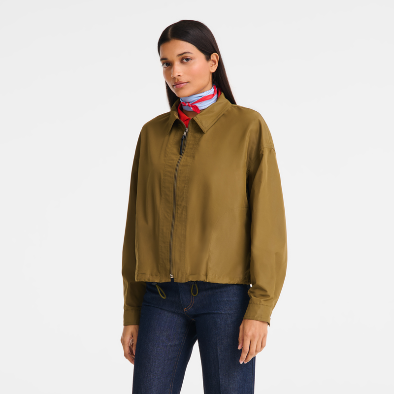 Jacket , Olive - Techno taffeta  - View 3 of  5