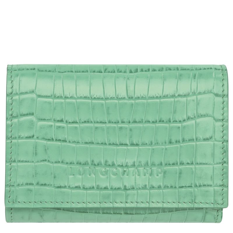 Longchamp Pocket Compact wallet , Mint - Leather  - View 1 of  3
