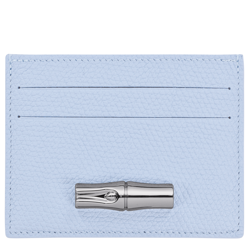 Le Roseau Card holder , Wave - Leather  - View 1 of  2