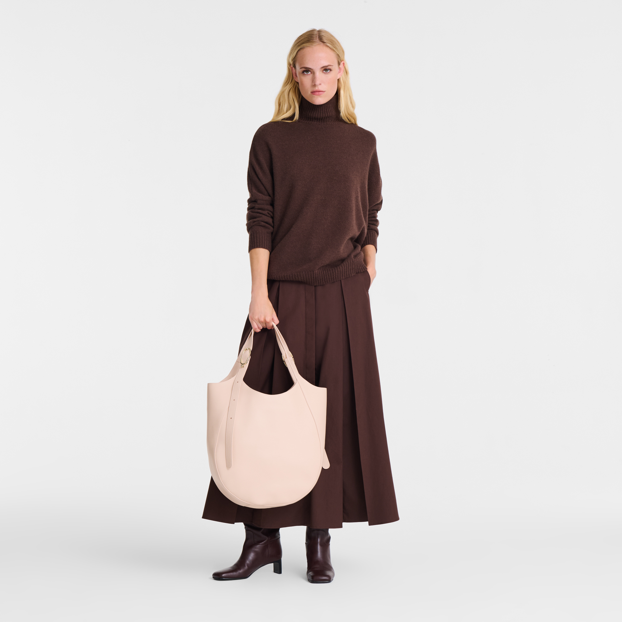 Le Foulonn&eacute; Tote bag XL, Cream