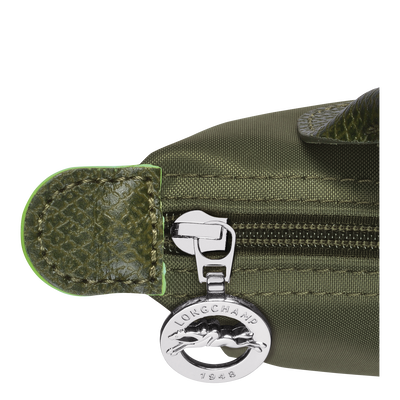 Le Pliage Green Pouch with handle, Forest