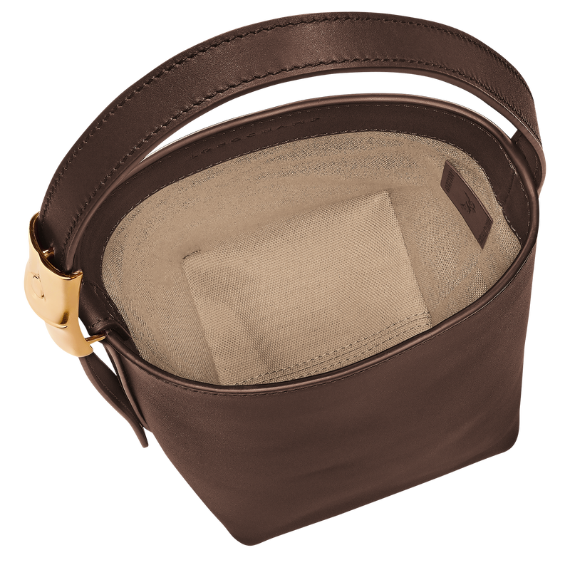 Le Smart XS Bucket bag , Mocha - Leather  - View 4 of  5