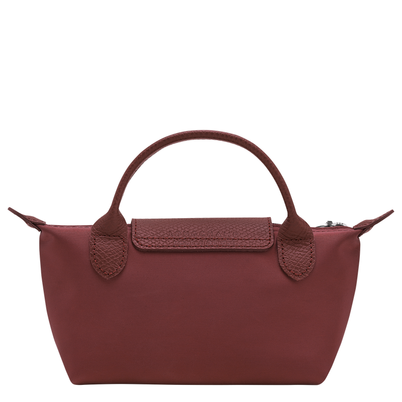 Le Pliage One Pouch , Burgundy - Canvas  - View 3 of  5