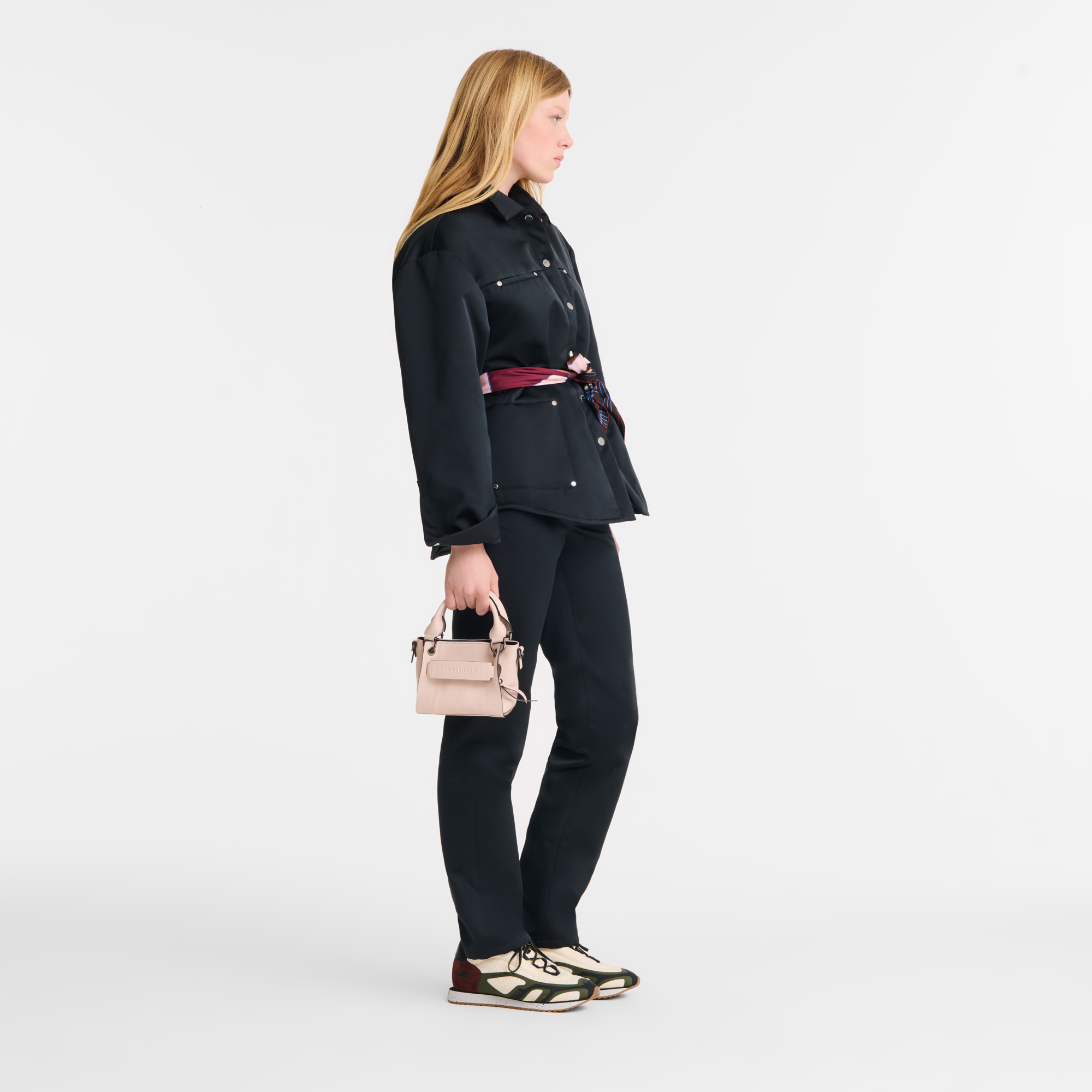 Handbag XS, Petal Pink - View 2 of 
        5 - zoom in Longchamp 3D Handbag XS, Petal Pink