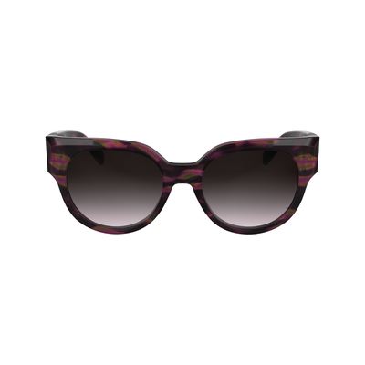 Sunglasses , Havana Brown/Violet/Pink - Organic acetate