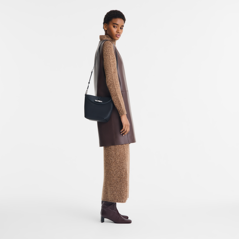 Le Roseau XS Bucket bag , Black - Leather  - View 2 of  6