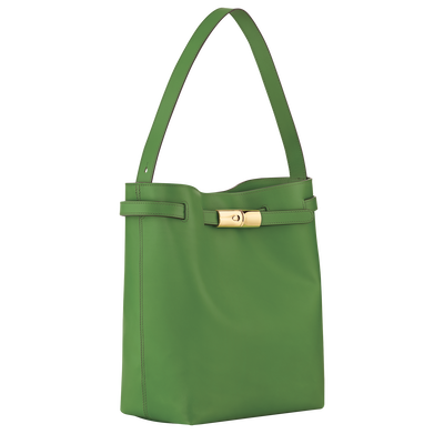 Le Smart L Shoulder bag , Matcha - Leather