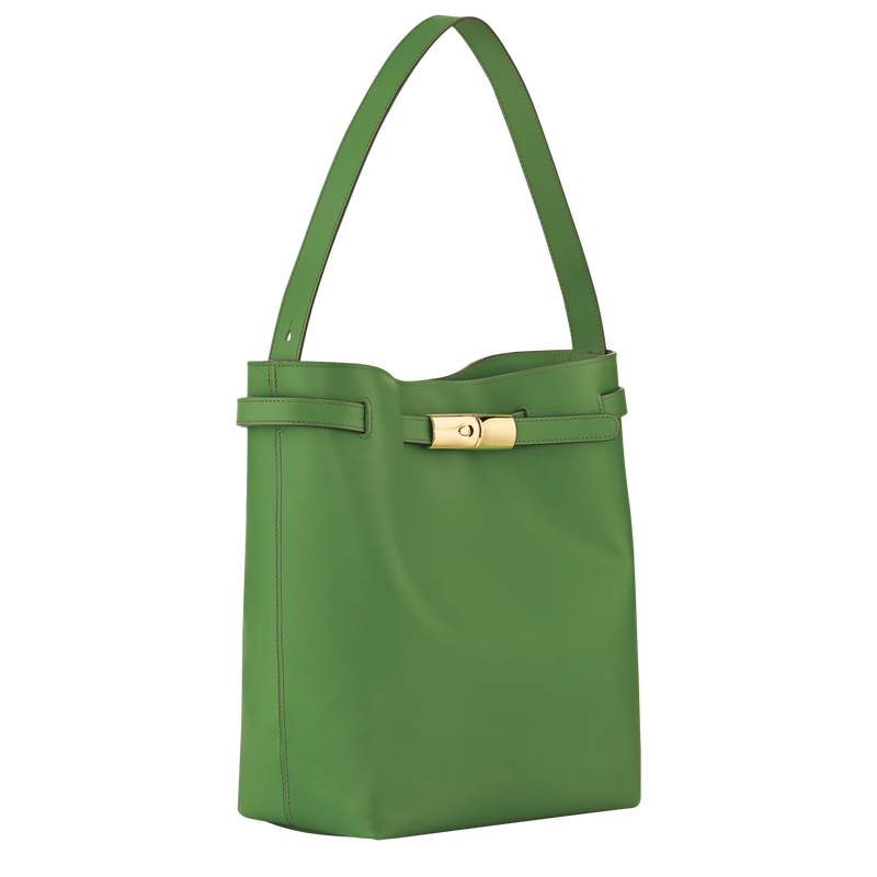 Le Smart L Shoulder bag , Matcha - Leather  - View 2 of  5