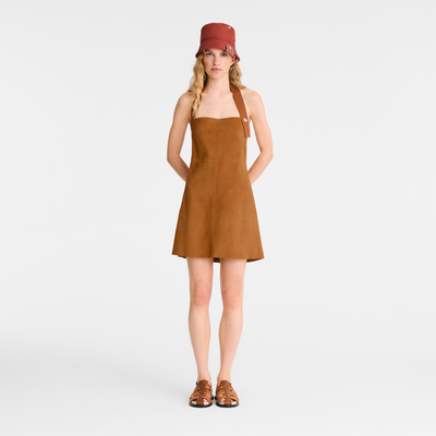 Dress , Walnut - Leather
