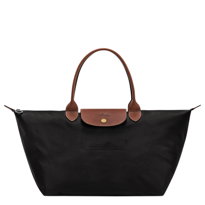 Le Pliage Original L Handbag , Black - Canvas