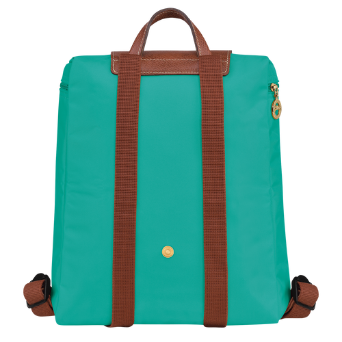 Le Pliage Original M Backpack , Turquoise - Recycled canvas - View 3 of  5