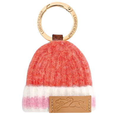 Le Pliage Collection Key ring, Coral/Pink