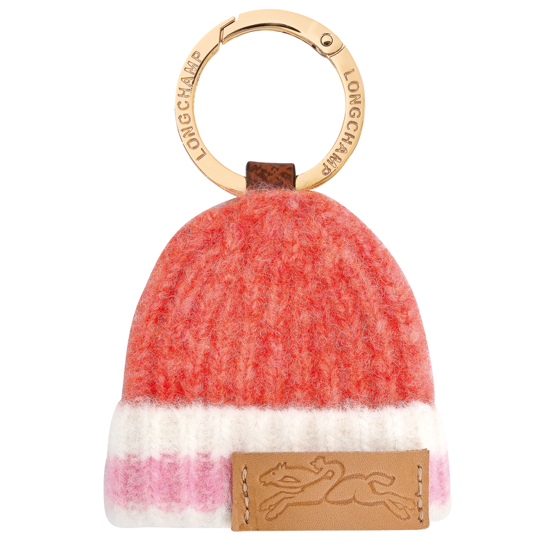 Le Pliage Collection Key ring , Coral/Pink - Canvas  - View 1 of  1
