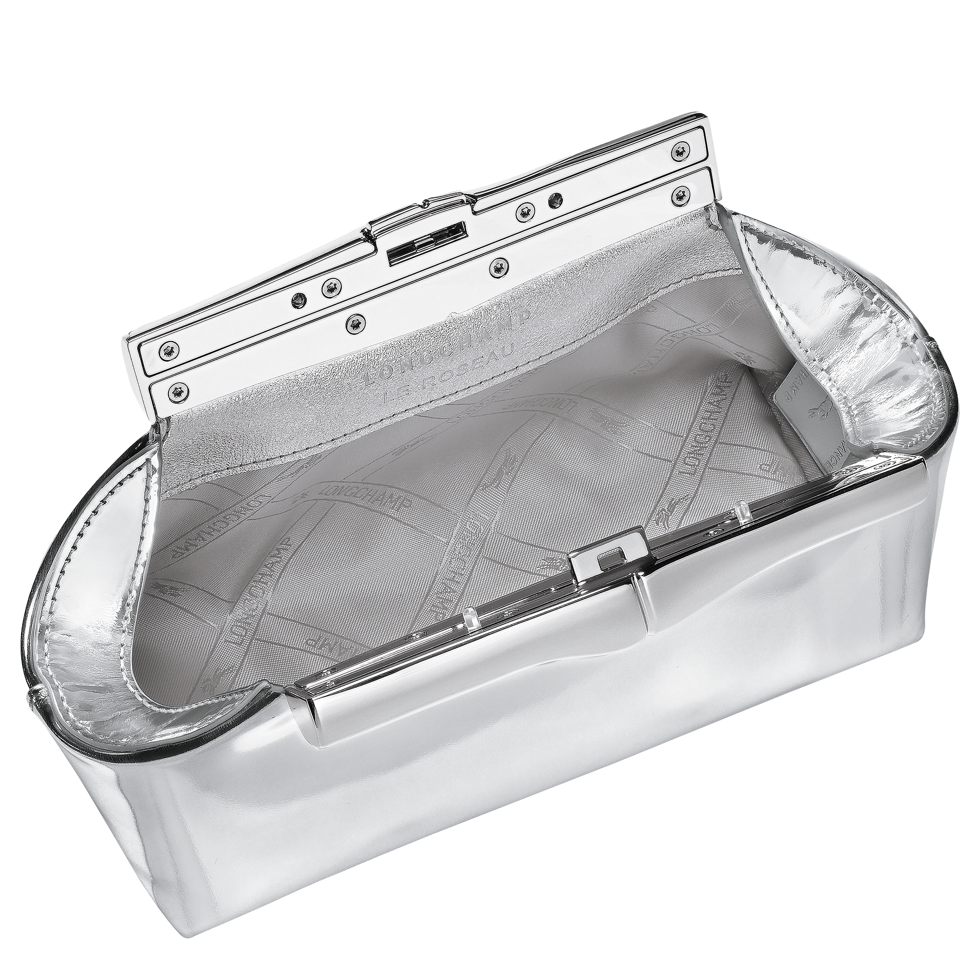 Le Roseau Pouch S, Silver