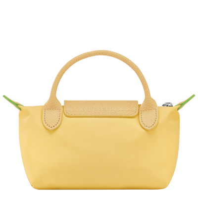 Le Pliage Green Pouch with handle, Wheat