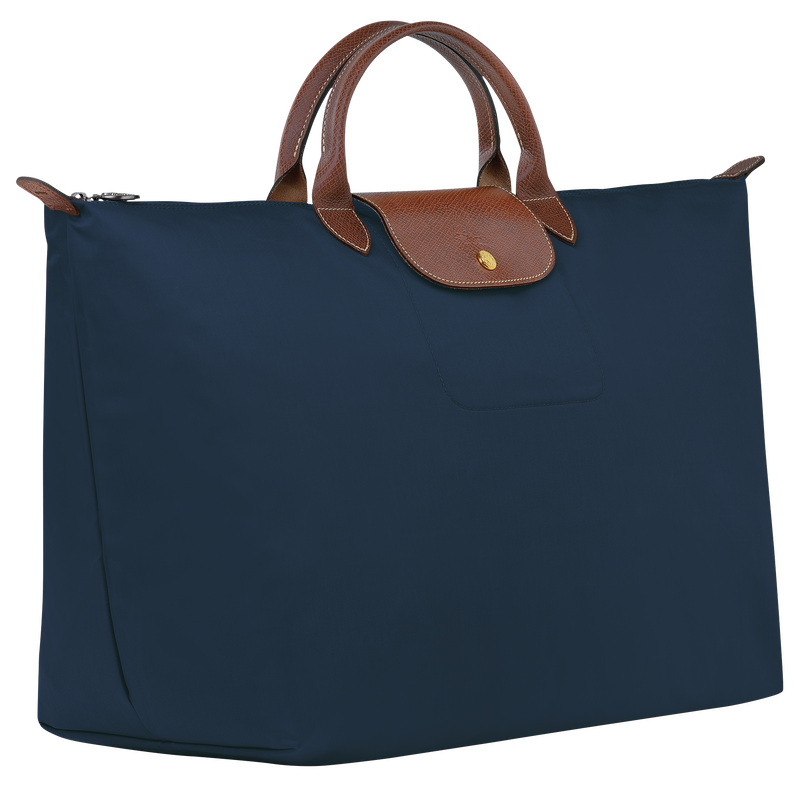 Le Pliage Original L Travel bag , Navy - Recycled canvas  - View 3 of  7