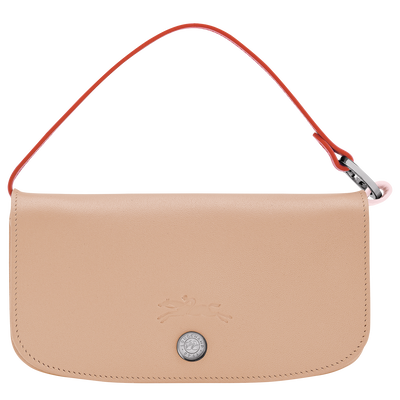 Le Pliage Collection Eyewear case , Beige - Leather