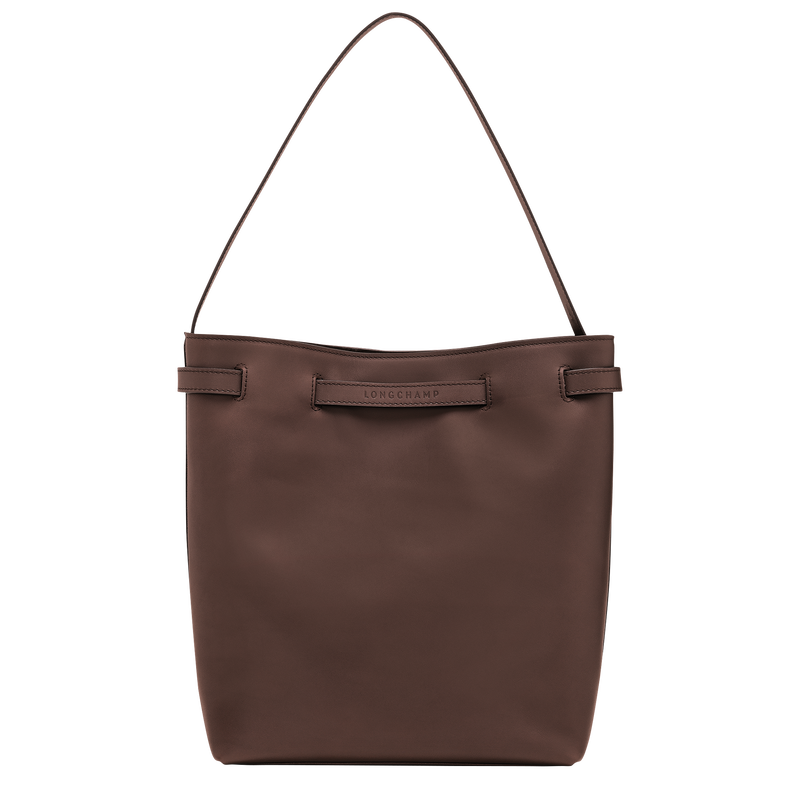 Le Smart L Shoulder bag , Mocha - Leather  - View 4 of  6