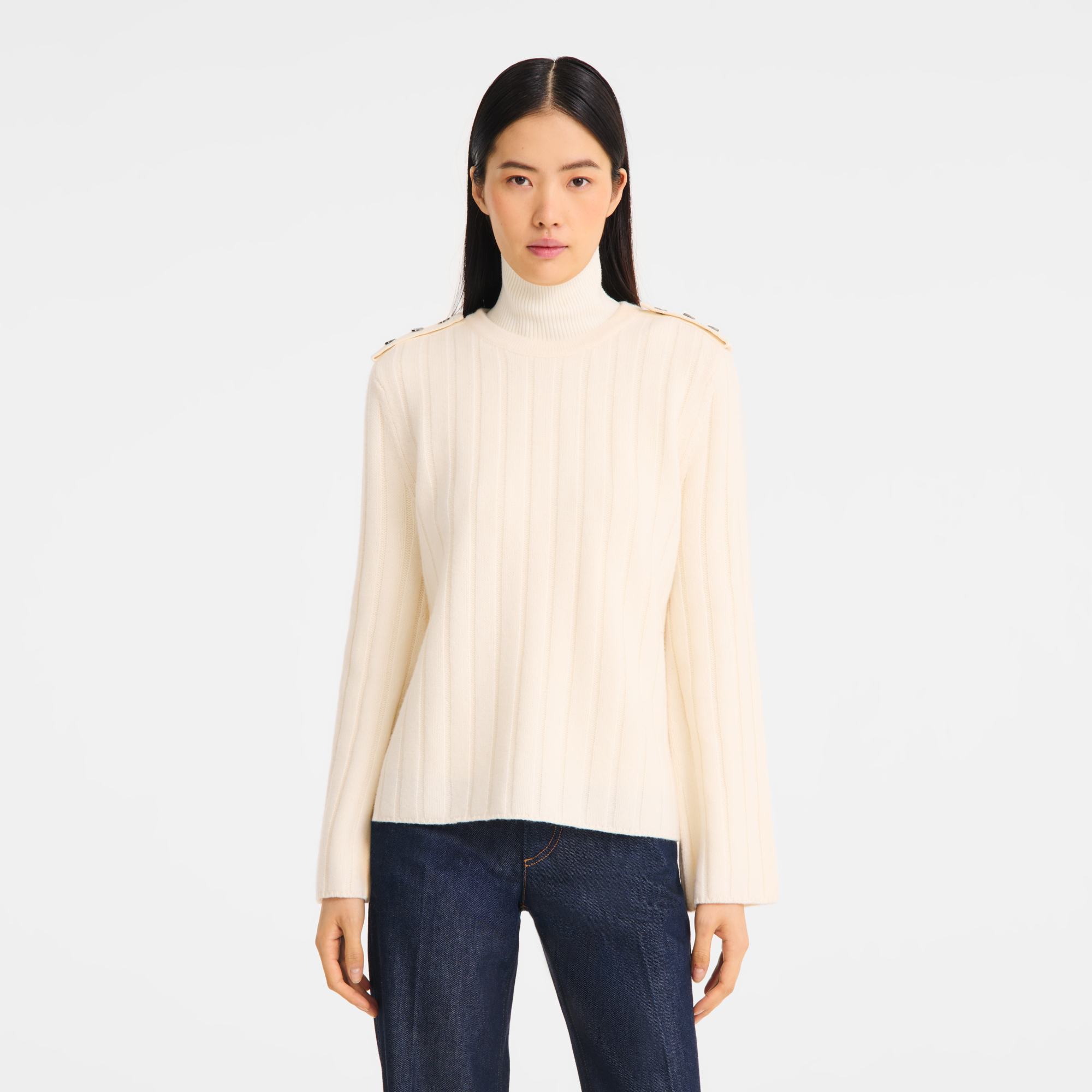 null Sweater, Ecru