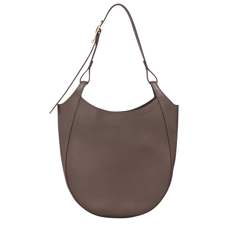 Le Foulonné L Hobo bag , Taupe - Leather  - View 1 of  6
