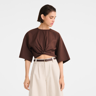 Top , Ebony - Cotton poplin
