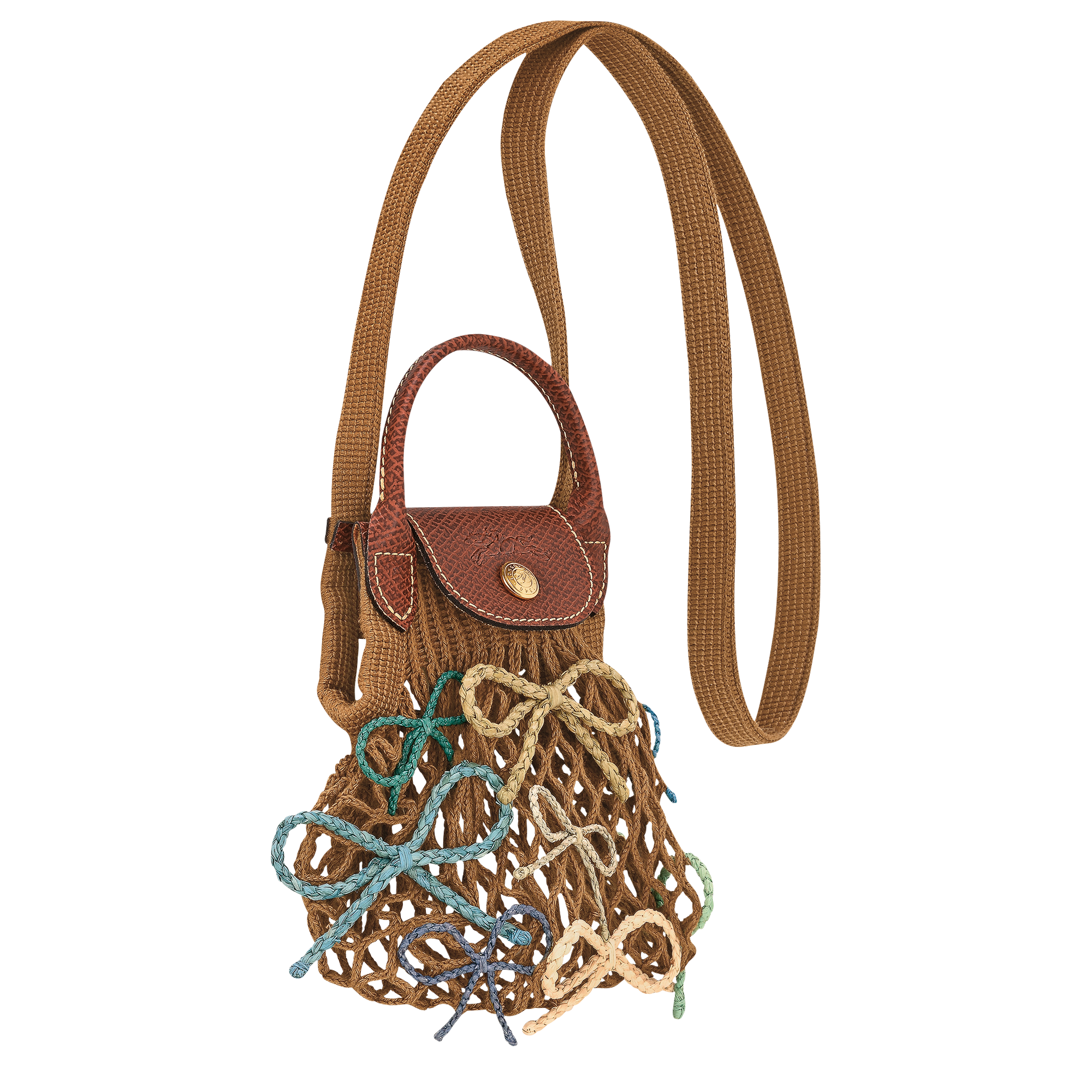 Le Pliage Collection Mesh bag XS, Tobacco