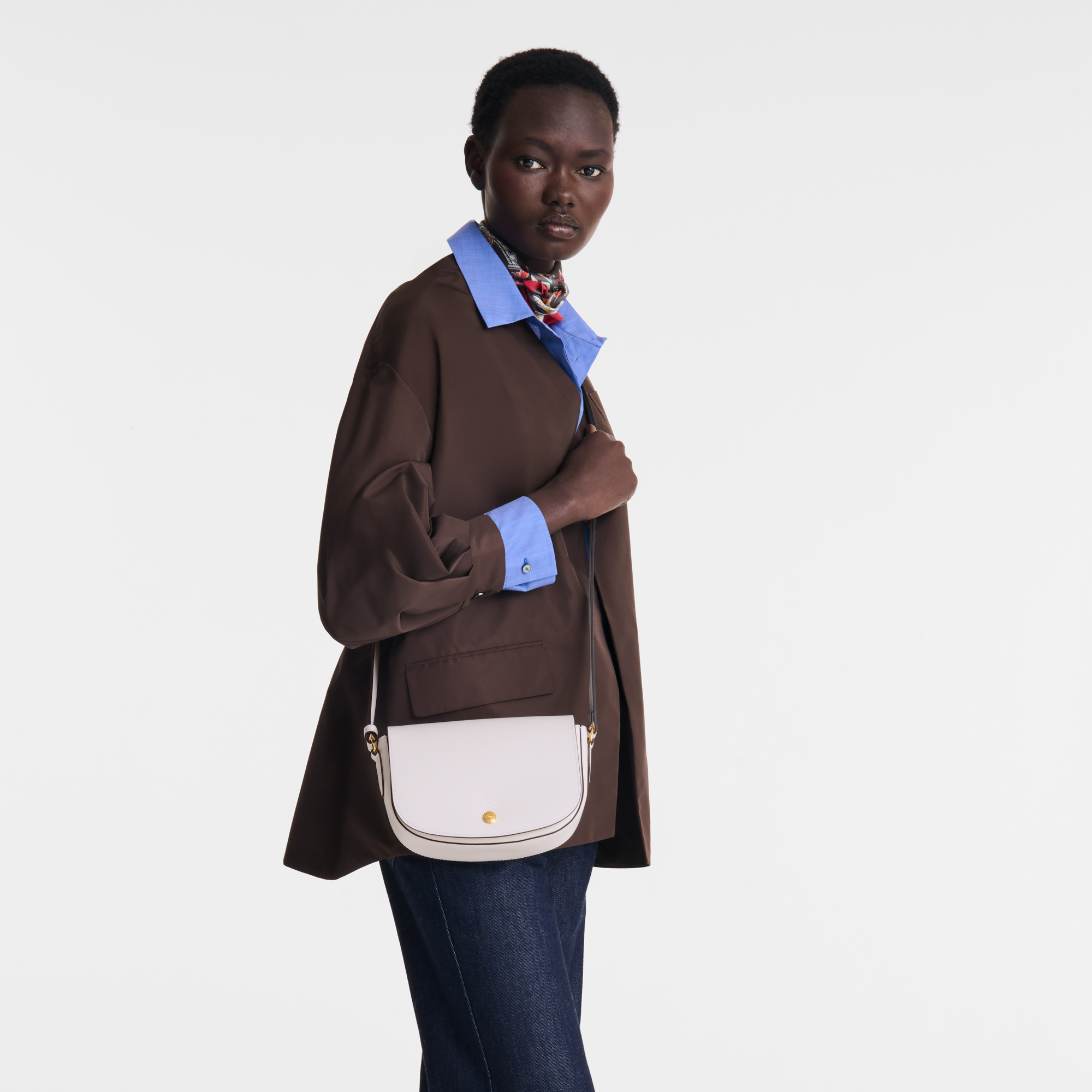 Crossbody bag S, White - View 1 of
1 - zoom in Épure Crossbody bag S, White