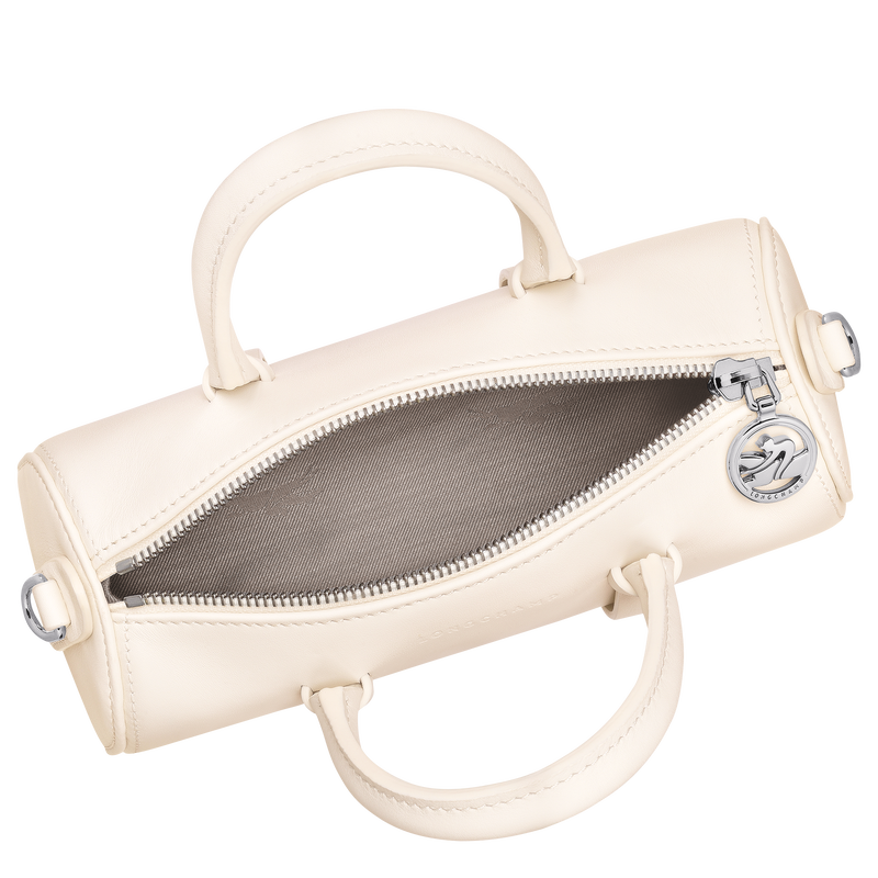 Daylong S Handbag , Ecru - Leather  - View 5 of  6