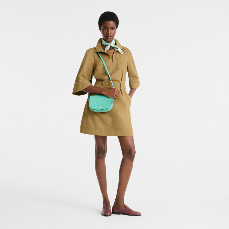 &Eacute;pure S Crossbody bag , Mint - Leather  - View 2 of  6
