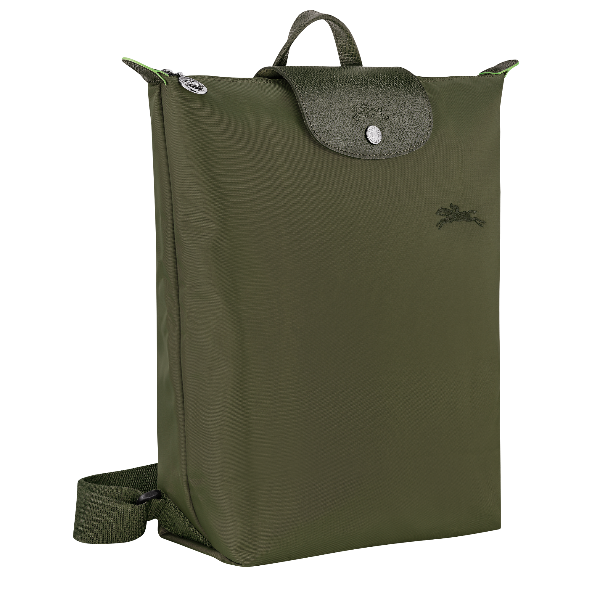 Backpack M, Forest - View 3 of
7 - zoom in Le Pliage Green Backpack M, Forest