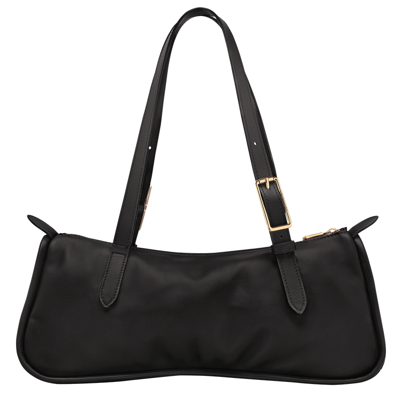 Looong L Shoulder bag , Black - Leather  - View 4 of  6
