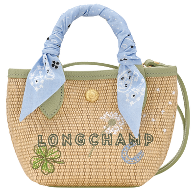 Le Pliage Collection XS Basket bag , Almond Green - Canvas