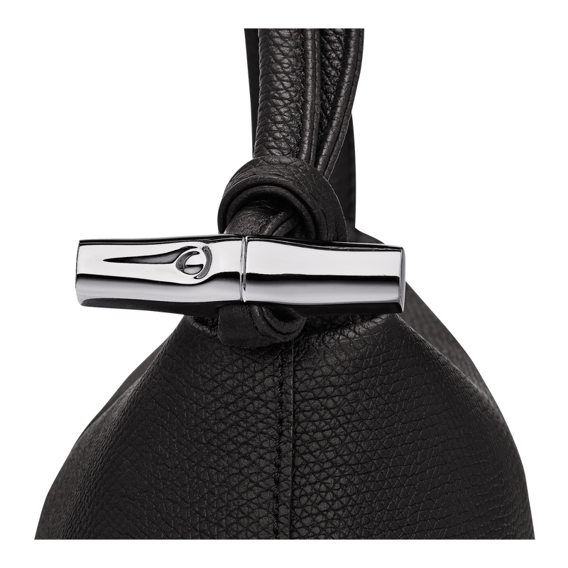 Le Roseau M Shoulder bag , Black - Leather  - View 6 of  6