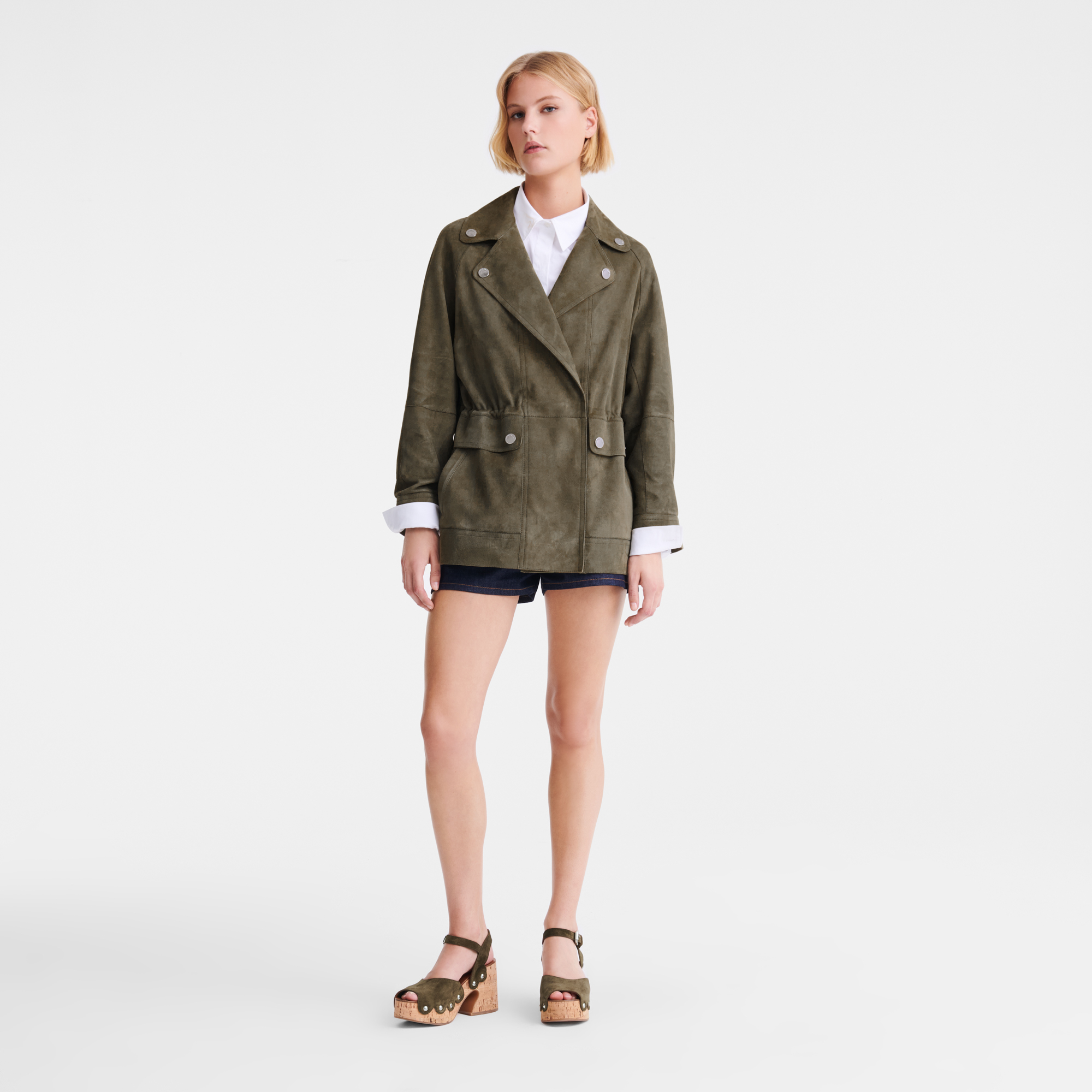 Safari jacket, Khaki - View 2 of 
        6 - zoom in null Safari jacket, Khaki
