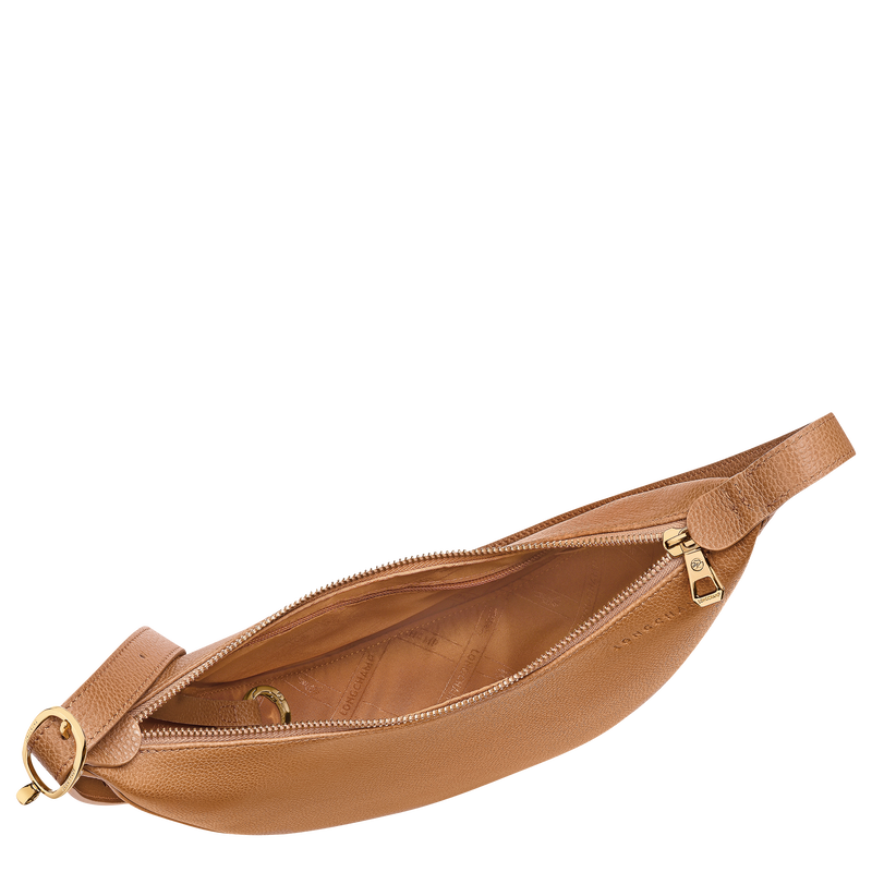 Le Foulonn&eacute; S Crossbody bag , Pecan - Leather  - View 4 of  5