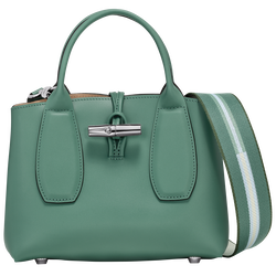 Roseau S Handbag , Sage - Leather