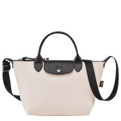 Le Pliage Energy S Handbag , Ivory - Recycled canvas