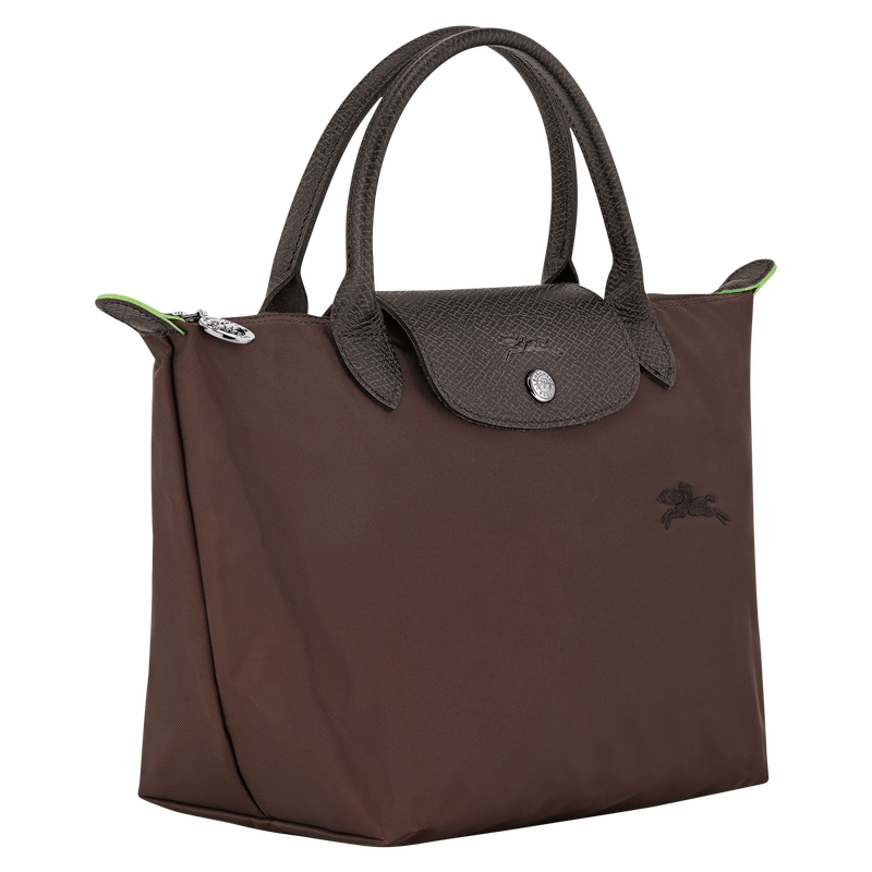 Le Pliage Green S Handbag , Mocha - Recycled canvas  - View 3 of  7