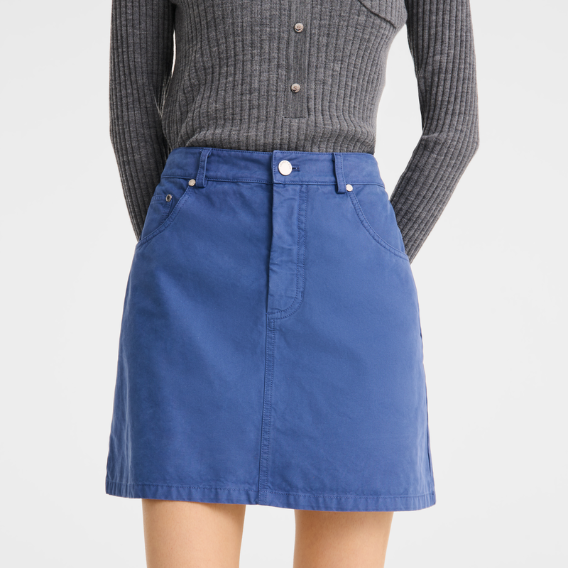 Skirt , Thistle - Overdyed cotton  - View 3 of  4