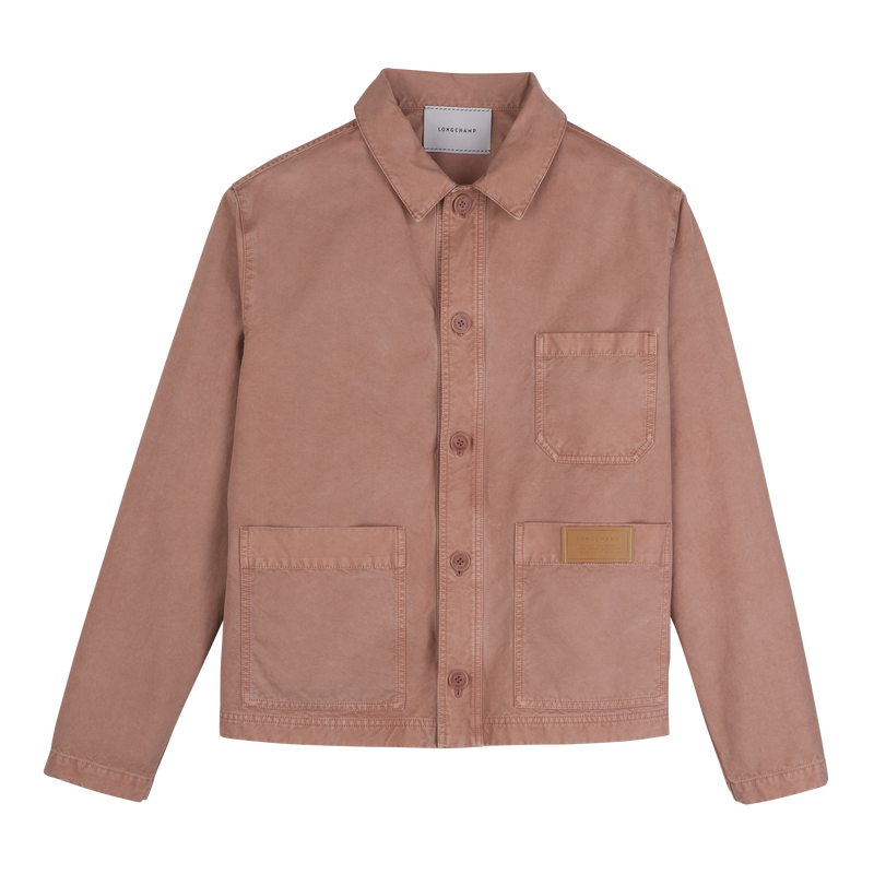 Jacket , Pink Tea - Overdyed cotton  - View 1 of  5